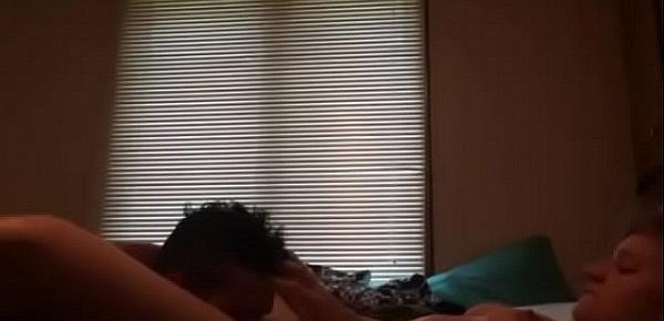  Roomate interrupts college fuck